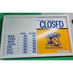 Vintage 1989 Joe Camel Open/Close Sign RJ Reynolds Camel Cigarettes rare NEW!